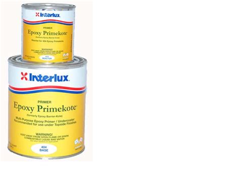 Epoxy Primer Primekote Kit White Qt Budget Marine