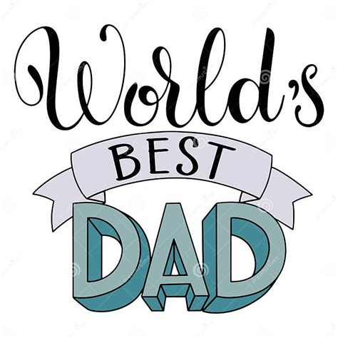 Happy Father Day Lettering Stock Vector Illustration Of Design 113720767