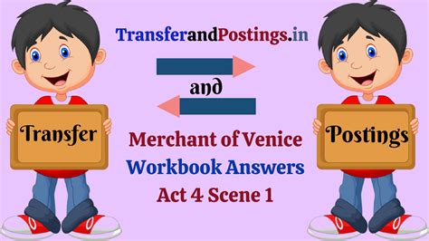 Merchant Of Venice Workbook Answers Act 4 Scene 1 Transfer And Postings