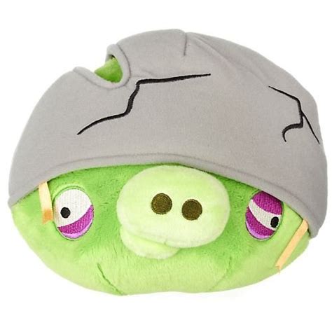 Angry Birds 5'' Helmet Pig Plush Toy With Sound MULTI | Spring and Wind ...