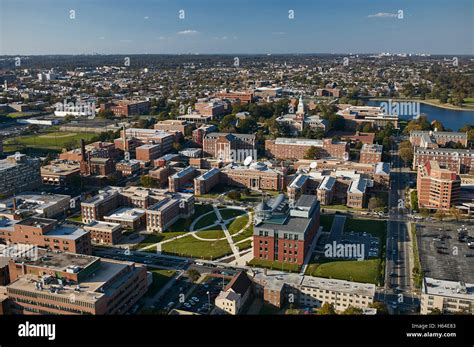 Usa Washington Dc Aerial Photograph Of Howard University Campus