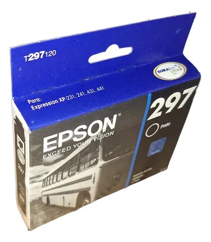 Cartucho Epson 297 Original Black T297120 Exceed Vision