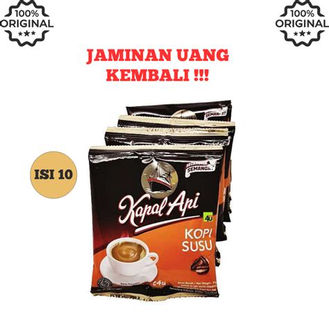 Jual Kapal Api Kopi Susu Renceng Isi Shopee Indonesia