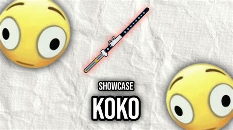 Showcase Koko Sword Roblox Blox Fruit YouTube