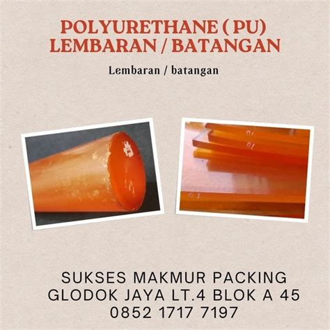 Jual Pu Polyuretahane Batangan Rod Dia 20mm X 100cm Di Lapak PVC