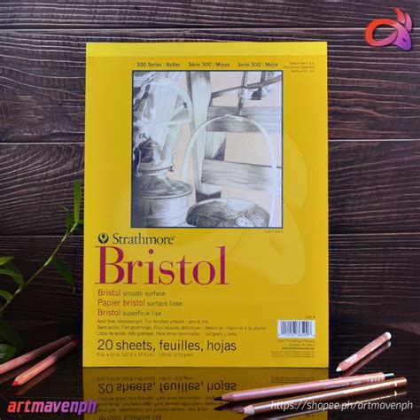 Strathmore 300 Series Bristol Paper Drawing Pad Smooth Or Vellum