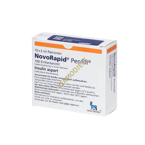 NovoRapid Penfill (Insulin) 100iu/ml - 10x3ml - 2025 Prezzo