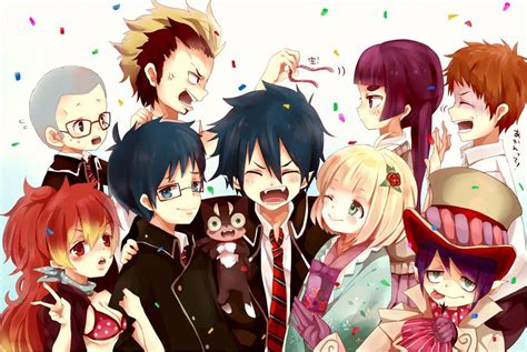 Anime Blue Exorcist Shura Kirigakure Mephisto Pheles Shiemi Moriyama