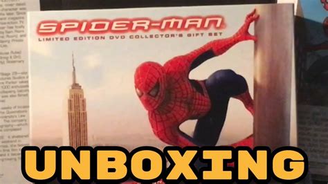 Spider Man Limited Edition Dvd Collector S Gift Set Unboxing YouTube