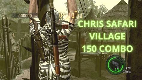 Resident Evil The Mercenaries Chris Safari Village Full Combo