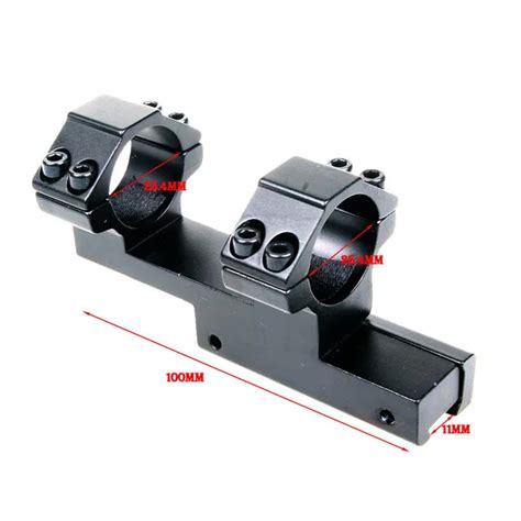 25.4mm Ring Extended Style 11mm Dovetail Rail Rifle Scope Mount Black-in Hunting Gun Accessories ...