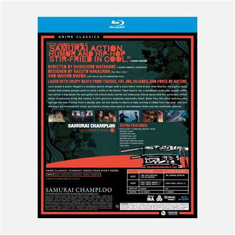 Samurai Champloo The Complete Series Anime Classics Blu Ray Crunchyroll Store