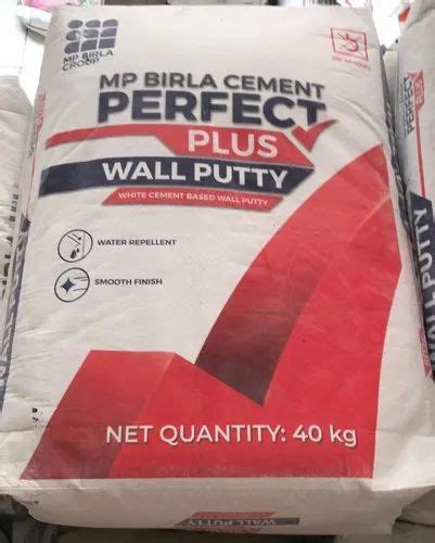 M P Birla Cement Perfect Plus Wallputty 40 KG At Rs 840 Bag In