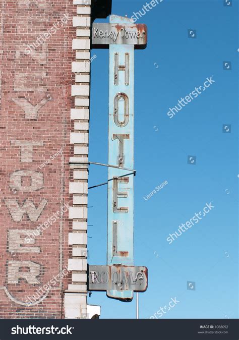 Old Hotel Sign Stock Photo 1068092 Shutterstock