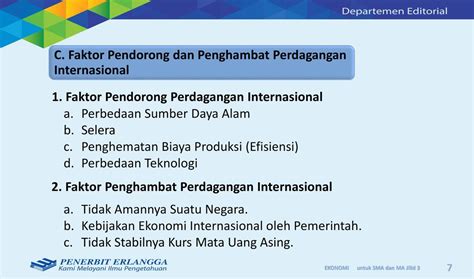 Faktor Pendorong Perdagangan Internasional Dan Contohnya Ujian