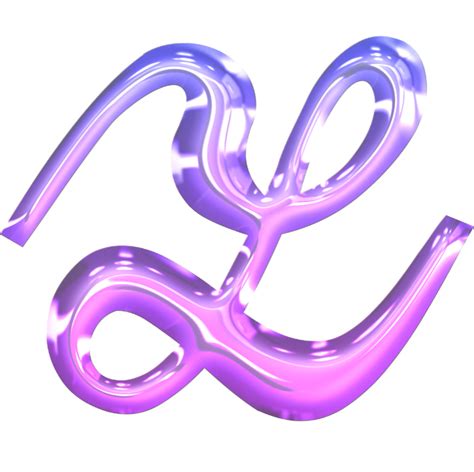 Glossy Gradient Alphabet 29442486 Png