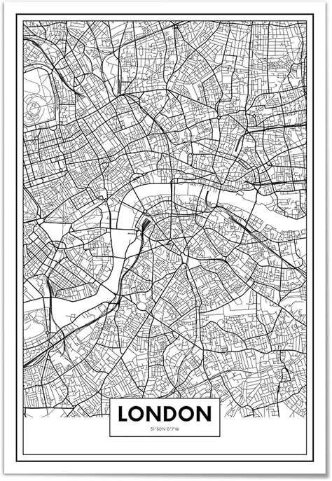 Opinioni E Recensioni Per Panorama Poster Stampe Da Parete Mappa Di Londra