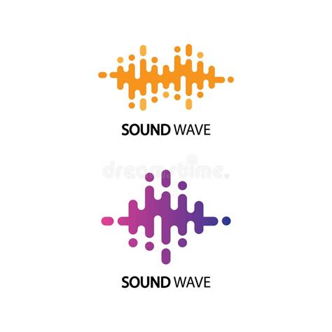 Ic Ne Vectorielle Du Logo D Onde Sonore Illustration De Vecteur