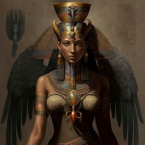 Premium Ai Image Ancient Egyptian Goddess Of Fertility And Motherhood