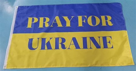 Vlag Oekraine 90 X 150 Cm Pray For Ukraine Oekraïense Vlag Oekraïne