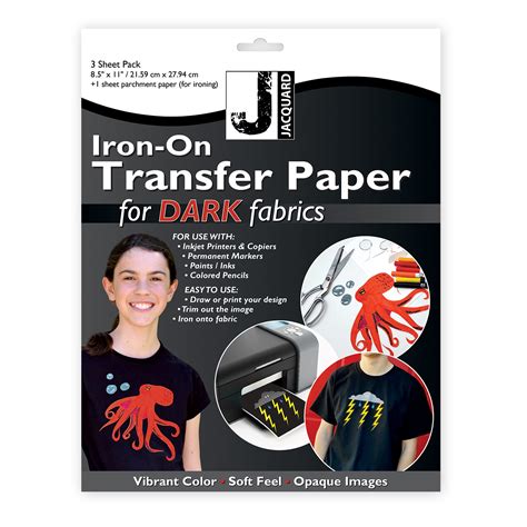 Iron On Transfer Paper For Dark Colored Fabrics