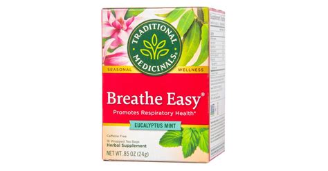 Traditional Medicinals Breathe Easy Eucalyptus Mint Tea Azure Standard