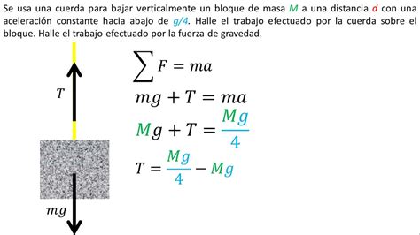 Física Trabajo Con Fuerza Constante Ejemplo 8 Youtube