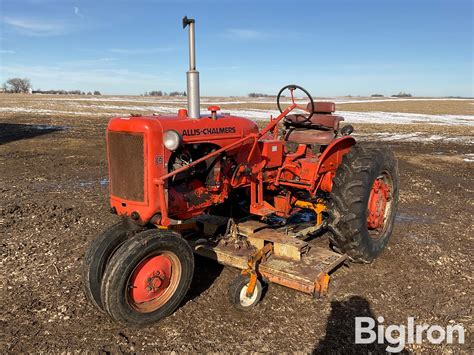 Allis Chalmers Ac Tractor Wwoods Belly Mower Other Bigiron