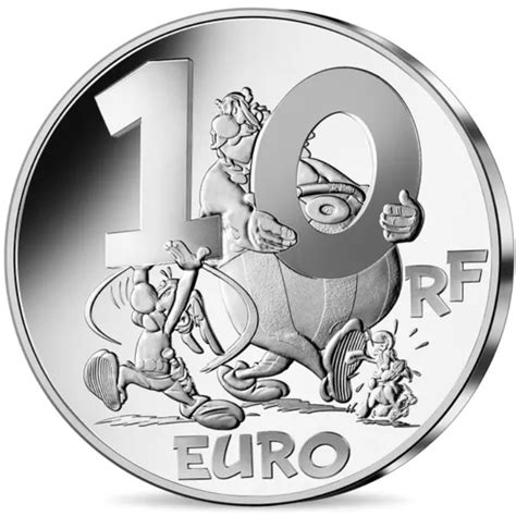 France Asterix Asterix And The Griffin Colored 10 Euro Silver 2022 Proof