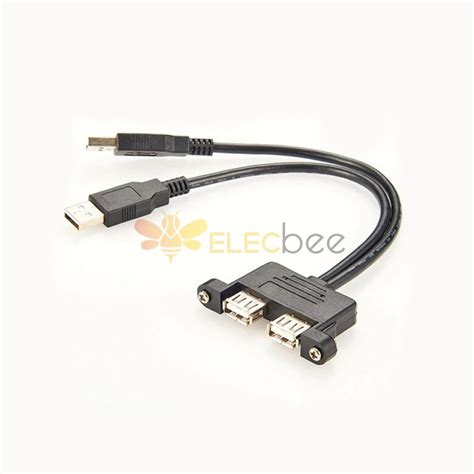 Tipo A Dual Usb Cable De Extensi N Macho A Hembra De Cm Con