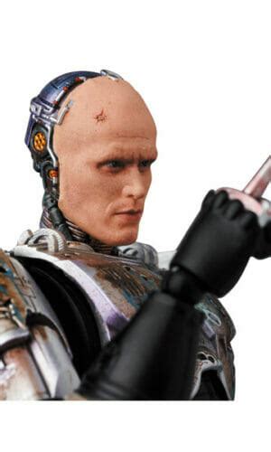 Medicom Toy Mafex No 192 MAFEX ROBOCOP MURPHY HEAD DAMAGE Ver Action