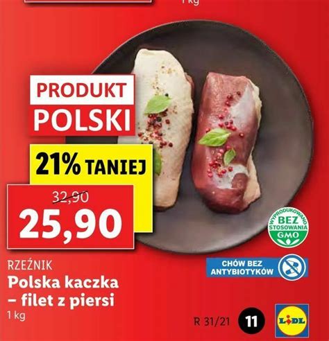 Promocja Polska Kaczka Filet Z Piersi W Lidl