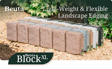 Amazon Beuta Limewash BlockXL Lawn And Garden Landscape Edging