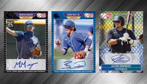 2021 Pro Set Metal Baseball Checklist Hobby Box Info Release Date