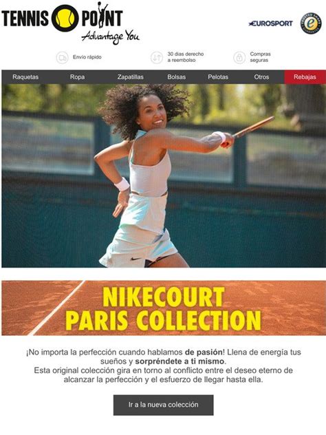 Tennis Point P Ya Est Aqu La Coleccin Paris De Nike Milled