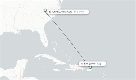 Direct Non Stop Flights From San Juan To Charlotte Schedules