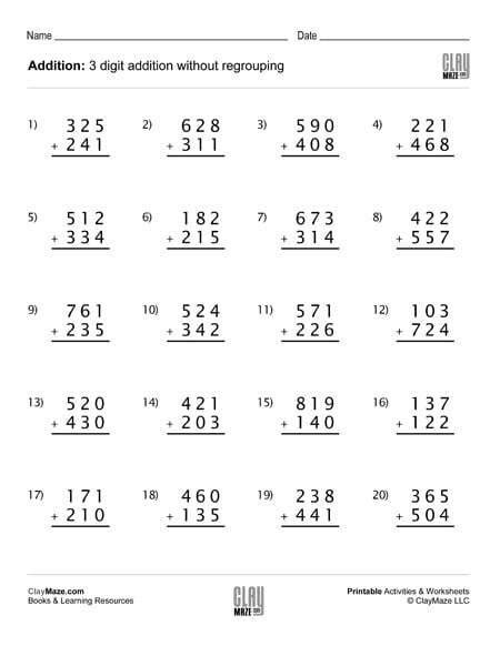 3 Digit Addition Word Problems With Regrouping Worksheets Worksheetscity