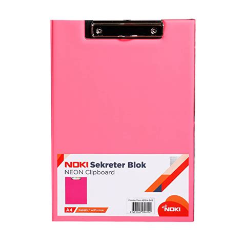 Noki Sekreter Kapaklı Blok Neon Pembe 30178238 CarrefourSA