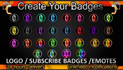 Bit Twitch Sub Badges | emotes maker