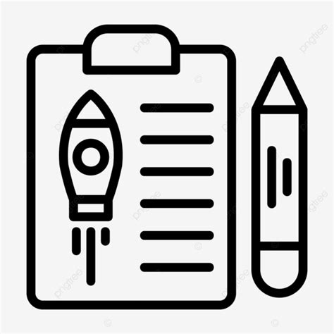 Startup Line Icon Vector Startup Icon Launch Marketing Png And