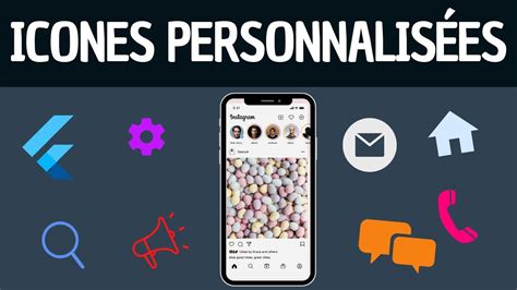 Comment Ajouter Des Icônes Personnalisées Avec Flutter Youtube
