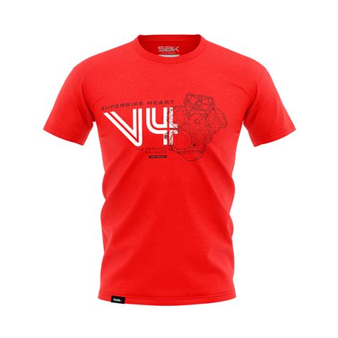 Sbk V4 Engine T Shirt Worldsbk Store