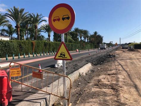 Reanudan las obras de desdoble de la carretera Elx Santa Pola Política