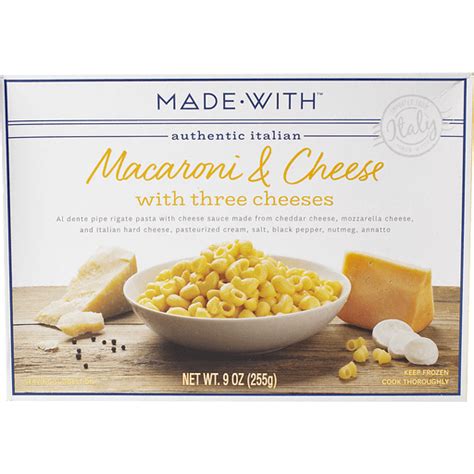 Made With Entree Macaroni And Cheese Frozen Foods Pruetts Food