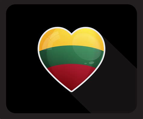 Lithuania Love Pride Flag Icon 28292744 Vector Art at Vecteezy