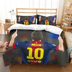 D Customize Lionel Messi Bedding Set Duvet Cover Set Bedroom Etsy