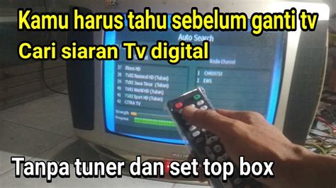 Cara Memprogram Tv Polytron Digital Tanpa Set Top Box YouTube