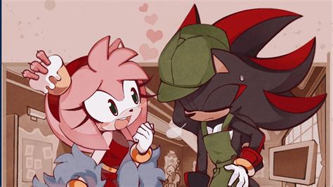 Shadow Is So Sweet To Amy Rose Sonic Comic Dub Youtube