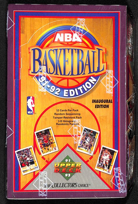 Lot Detail 1991 92 Upper Deck And NBA Hoops Series 1 Factory Sealed