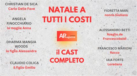 Natale A Tutti I Costi Cast Completo Trama Film Prima Tv Canale